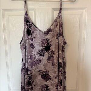 Torrid Purple and Gray Super Soft Knit Top